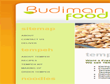Tablet Screenshot of budimanfood.com
